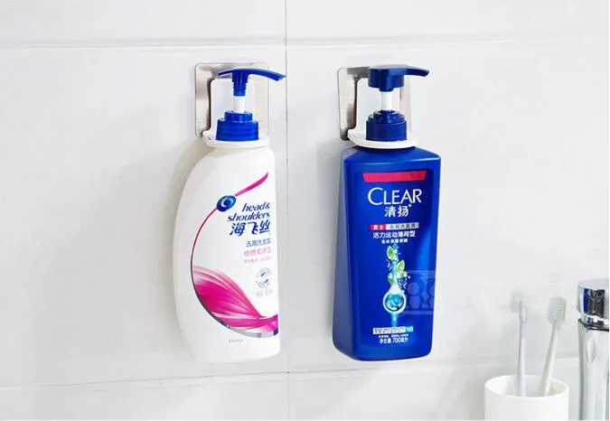 1 шт. простая настенная вешалка для шампуня настенный крючок ванной комнаты гель