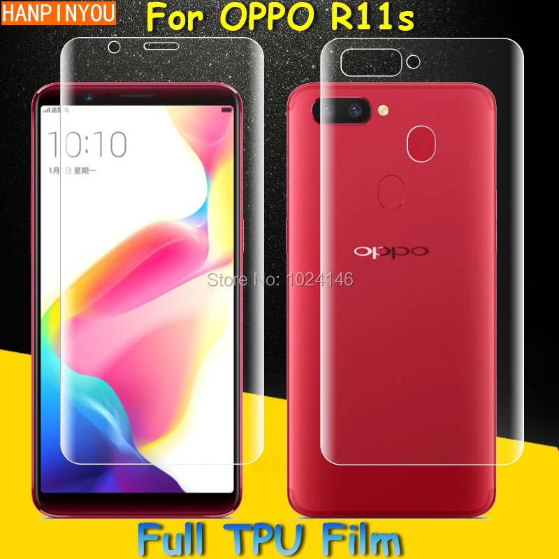 

Передняя/задняя полная Защита экрана для OPPO R11s 6,01 дюймов, изогнутые детали (не закаленное стекло)