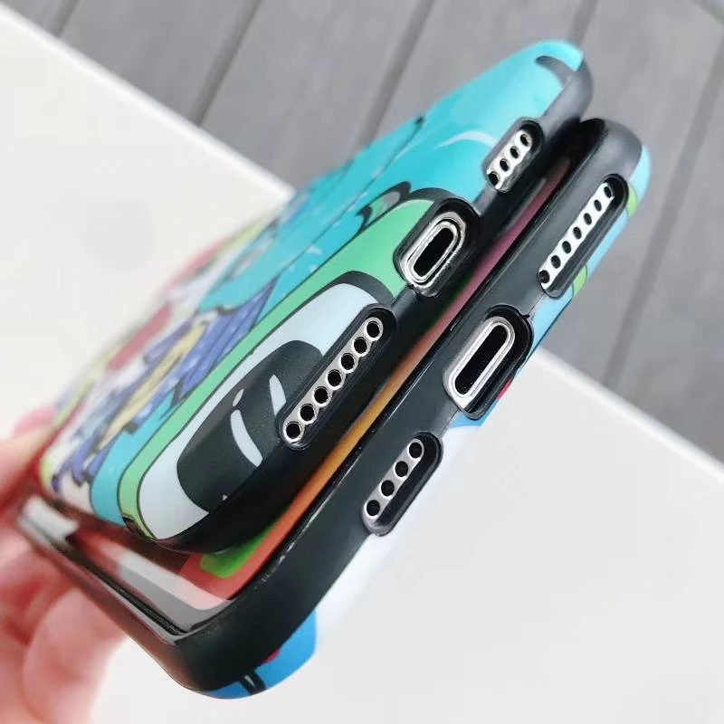 Модный чехол для мобильного телефона с мультяшным рисунком Apple iphone 6 6s 7 8 Plus X XR XS MAX