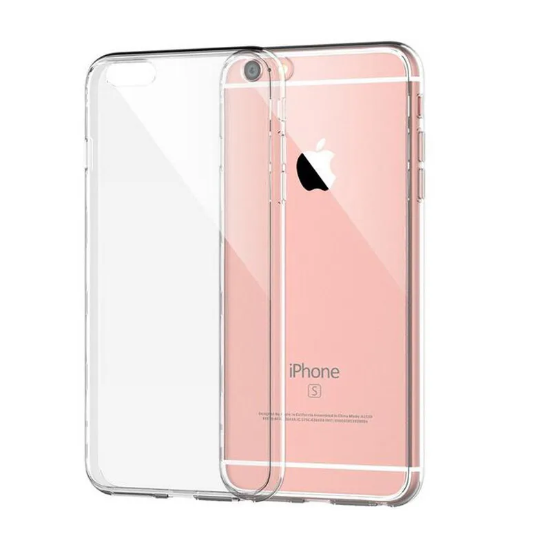Роскошный мягкий прозрачный ТПУ чехол для телефона iPhone 7 силиконовый 360 Защитный 6