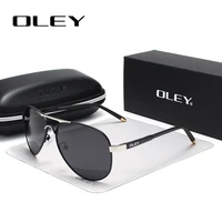 oley brand men polarized sunglasses classic pilot sun glasses coating lens shades for menwome full set of box customizable logo