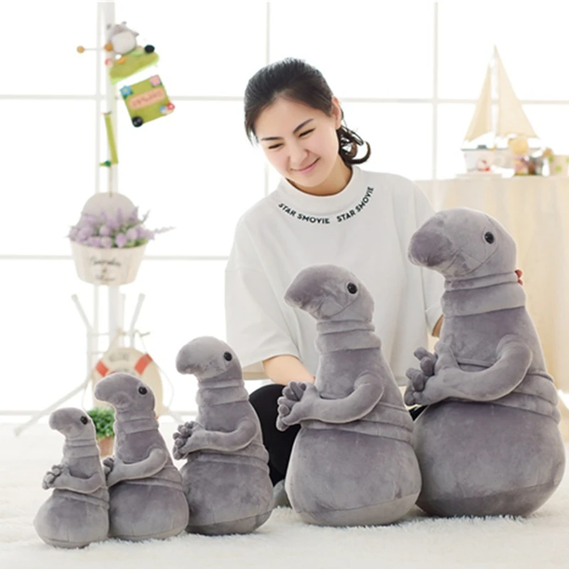 Alien Monster Zhdun Figure Soft Stuffed Waiting Plush Toy Meme Tubby Gray Blob Doll Toys Pochekun Homunculus Loxodontus | Игрушки и