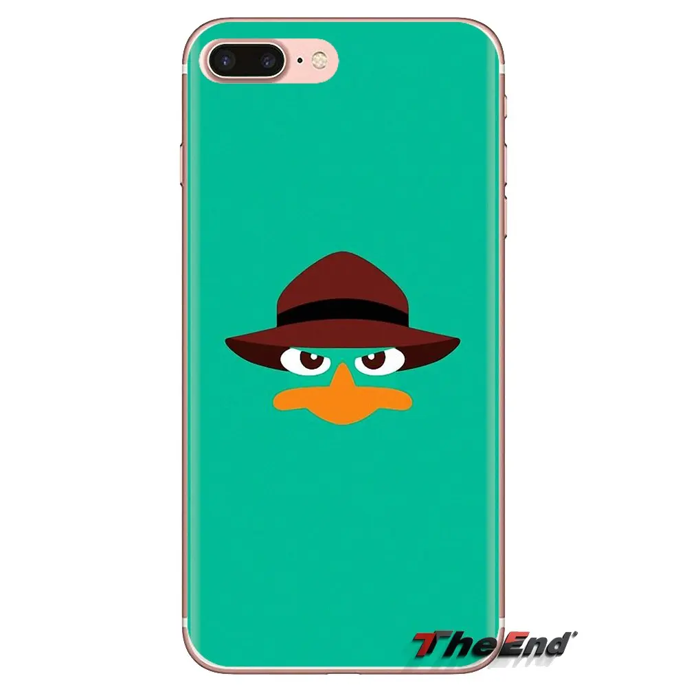 Cartoon Perry The Platypus Art TPU Transparent Shell Covers For Xiaomi Redmi 4A S2 Note 3 3S 4 4X 5 Plus 6 7 6A Pro Pocophone F1 |