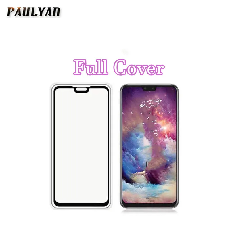 Полное покрытие защитное стекло на huawei Y9 Y7 Y6 2019 закаленное для экрана 3D край Pro