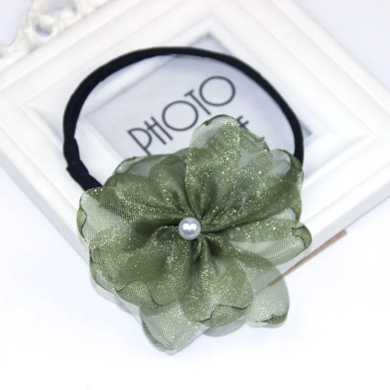 Женский обруч для волос с цветочными пончиками волшебная повязка-булочка DIY