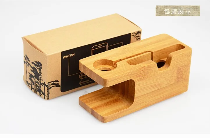 Real Bamboo Wooden Mobile Phone Stand Wood Holder Universal for Watch iPhone 6 7 6s 6plus 5 5s Plus Cradle | Мобильные телефоны и