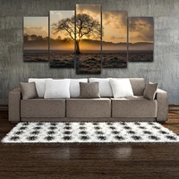 canvas art prints poster wall modular picture home decoration 5 panel tree landscape living room modern paintings artwork