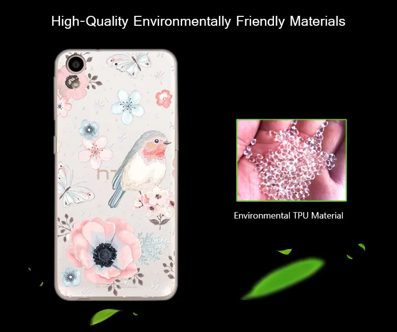 Милый чехол Fundas с животными для htc 628 Desire Dual Sim, мягкий ТПУ с цветами и 3D рельефным кружевом, чехол для htc 626 626w 626D 626G 626S
