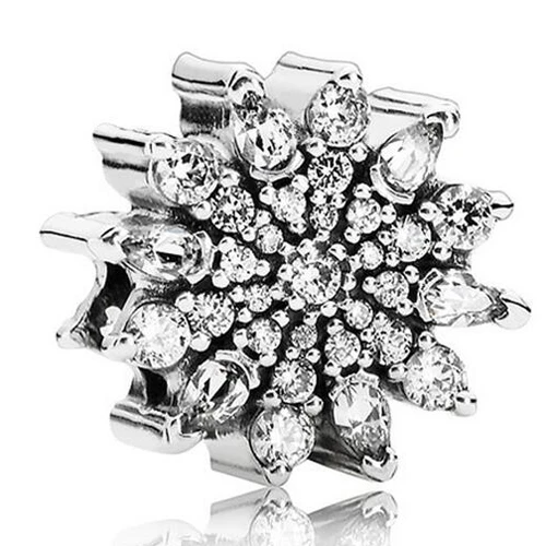 European Charms Beads Enamel Crown Tree Dolphin Bear Mickey Hearts Crystal Fit Brand Bangles for Women Handmade | Украшения и