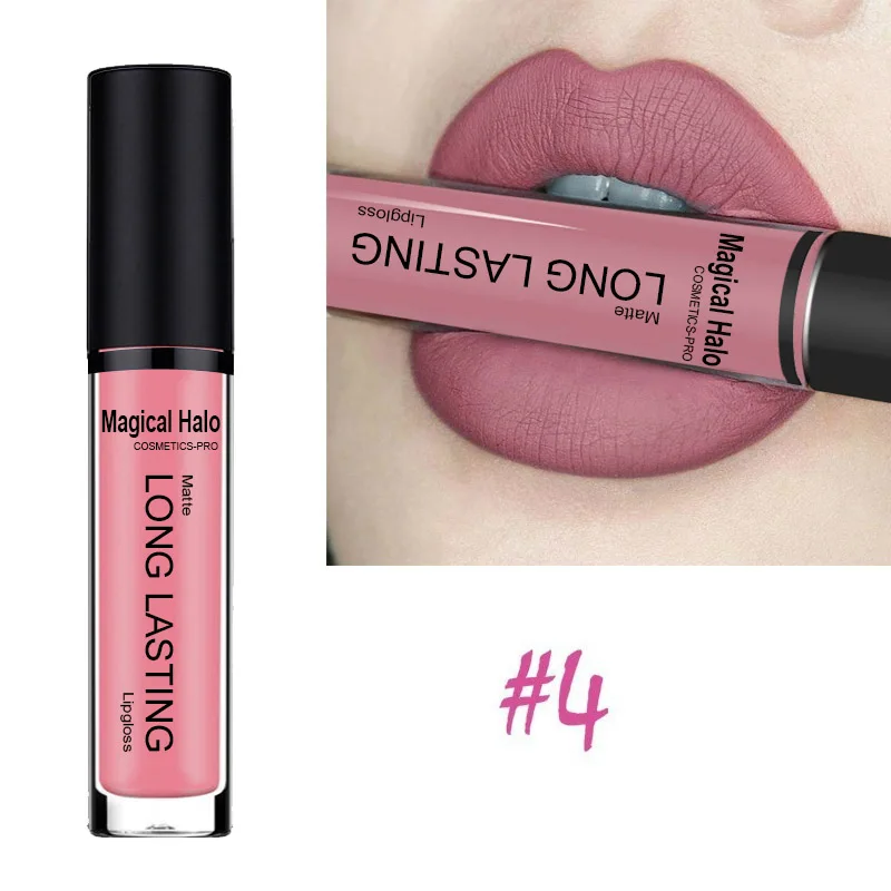 12 видов цветов пикантные матовая помада матовых оттенков водонепроницаемая