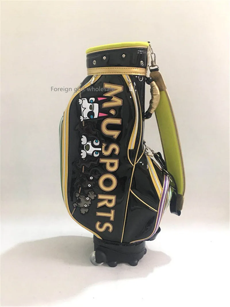 Новая спортивная сумка для гольфа MU с колесиком из искусственной кожи