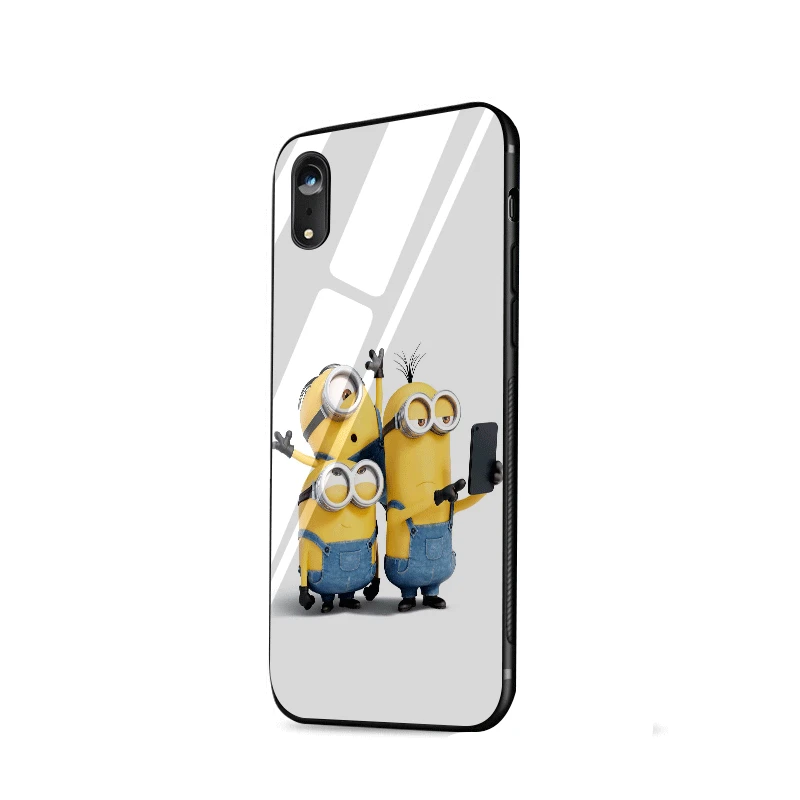 Чехол для мобильного телефона Desxz стеклянный Миньон мой Единорог iPhone X XR XS Max 6 6s 7 8