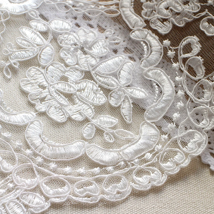 1 ярд 26 см кружевной отделкой аксессуары свадебное платье ручной работы DIY