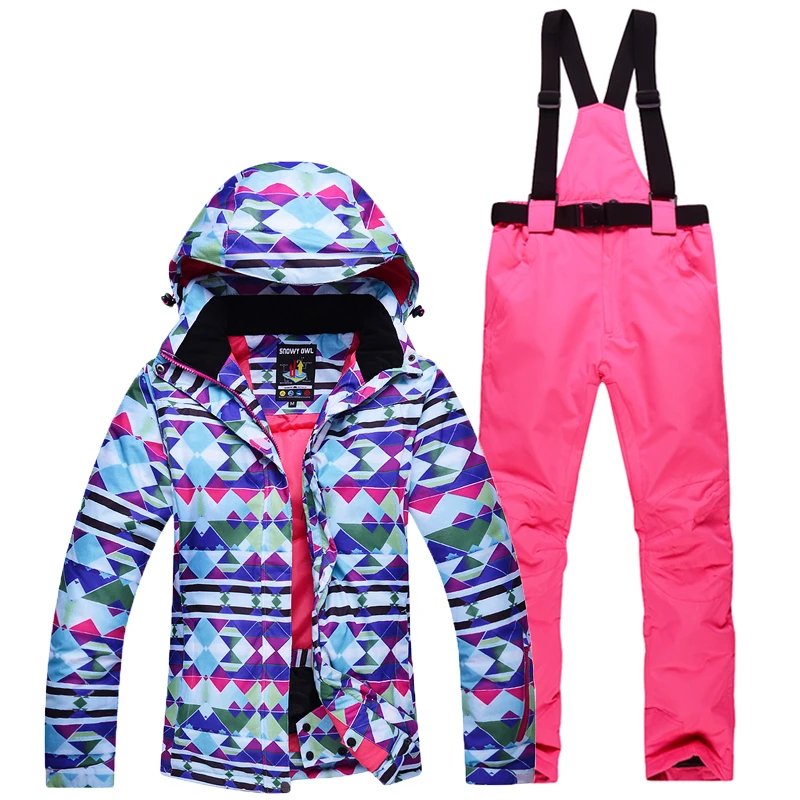 2017 лыжный костюм жилет лыжная куртка + лыжные штаны Одежда ветрозащитная