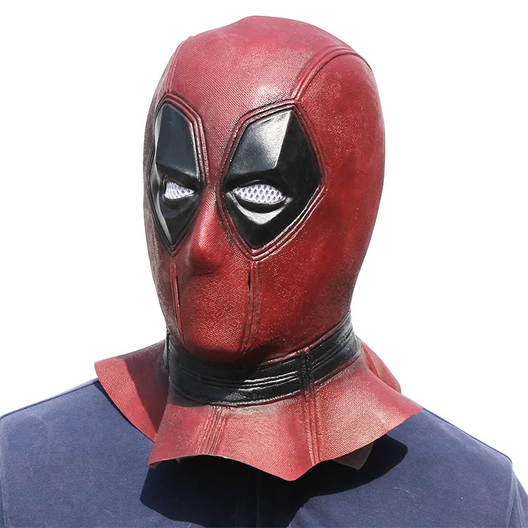 Маска для Хэллоуина Moive Deadpool 2 дышащая маска из ПВХ с полным покрытием лица