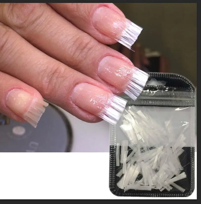 Новые стекловолокна гвоздь для наращивание ногтей расширение fibernails Акриловые