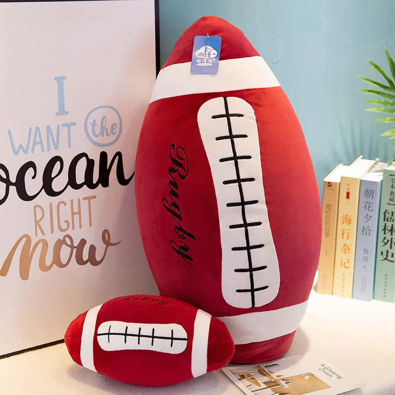 Высококачественная кукла для регби 60 см милая плюшевая игрушка детская имитация