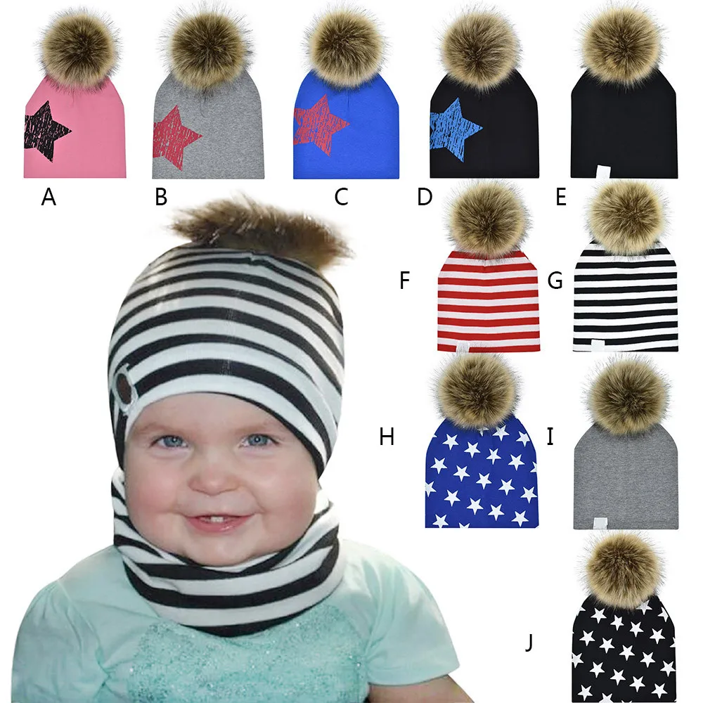 Лидер продаж модная шапка для новорожденных мальчиков и девочек теплая с
