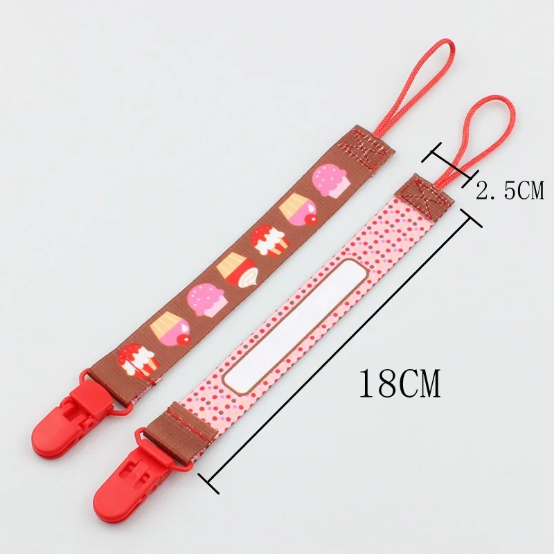 Детская пустышка на цепочке с прищепкой зажимы для младенцев мультяшным принтом