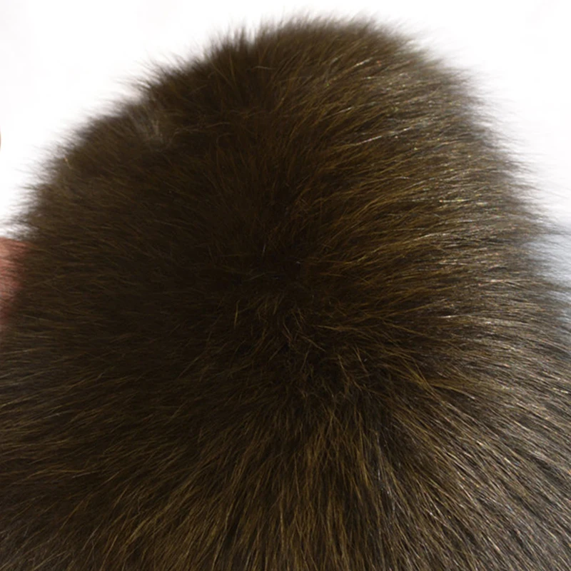 Мужской меховой воротник из натурального Лисьего меха зимние шарфы воротники