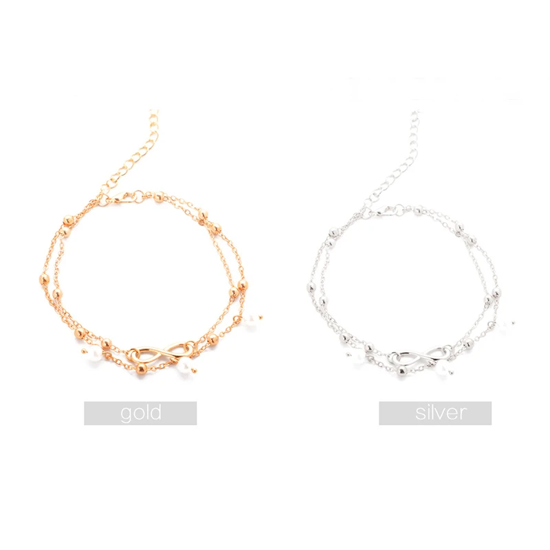 1 шт. модные пляжные аксессуары металлическая цепочка для ног с искусственным