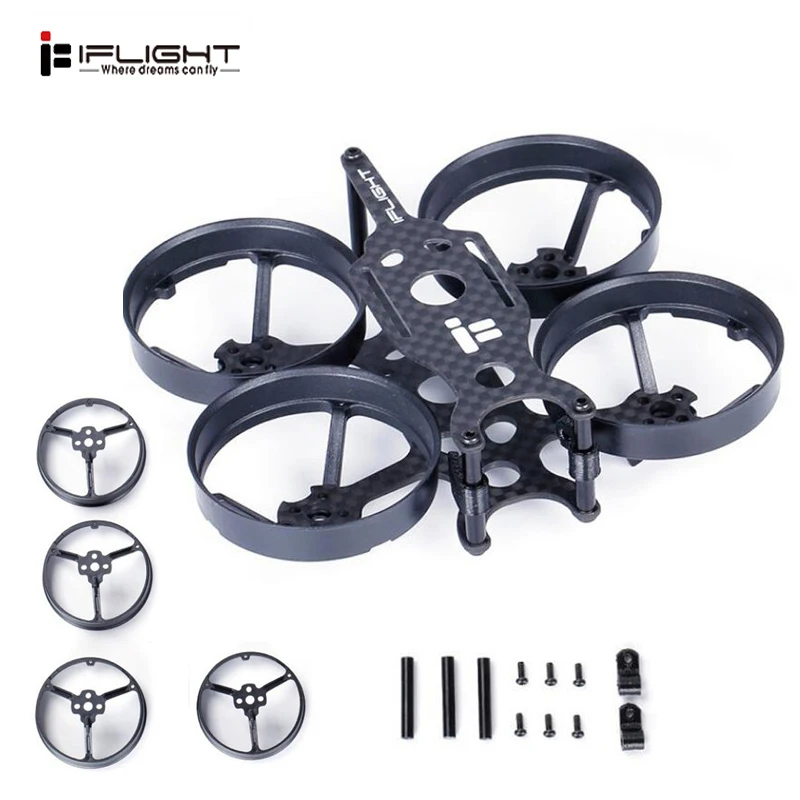 IFlight TurboBee 80 мм Колесная база FPV Гоночный комплект рамы для радиоуправляемого дрона FPV гоночный Квадрокоптер запасные DIY аксессуары запасные части