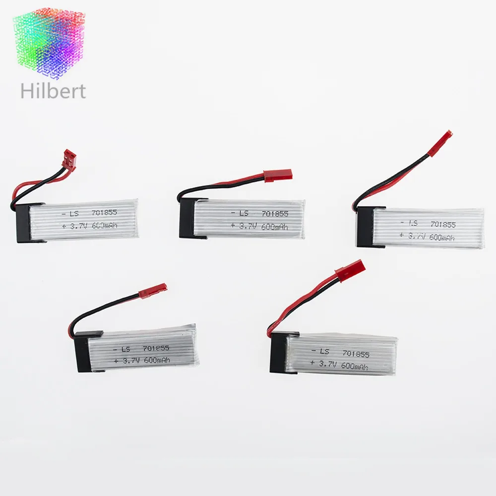 5 шт. литий полимерный аккумулятор 3 7 в 600 мАч UDI rc u817 u817a u817c u818a syma s032 запасные части