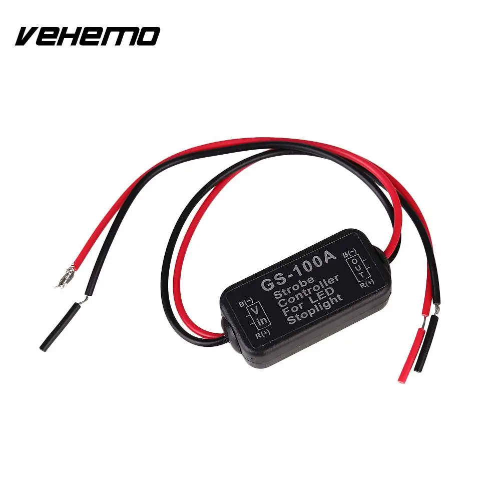Вспышка Vehemo GS-100A 8-30 в стробоскопический контроллер Flasher Модуль для мигающих
