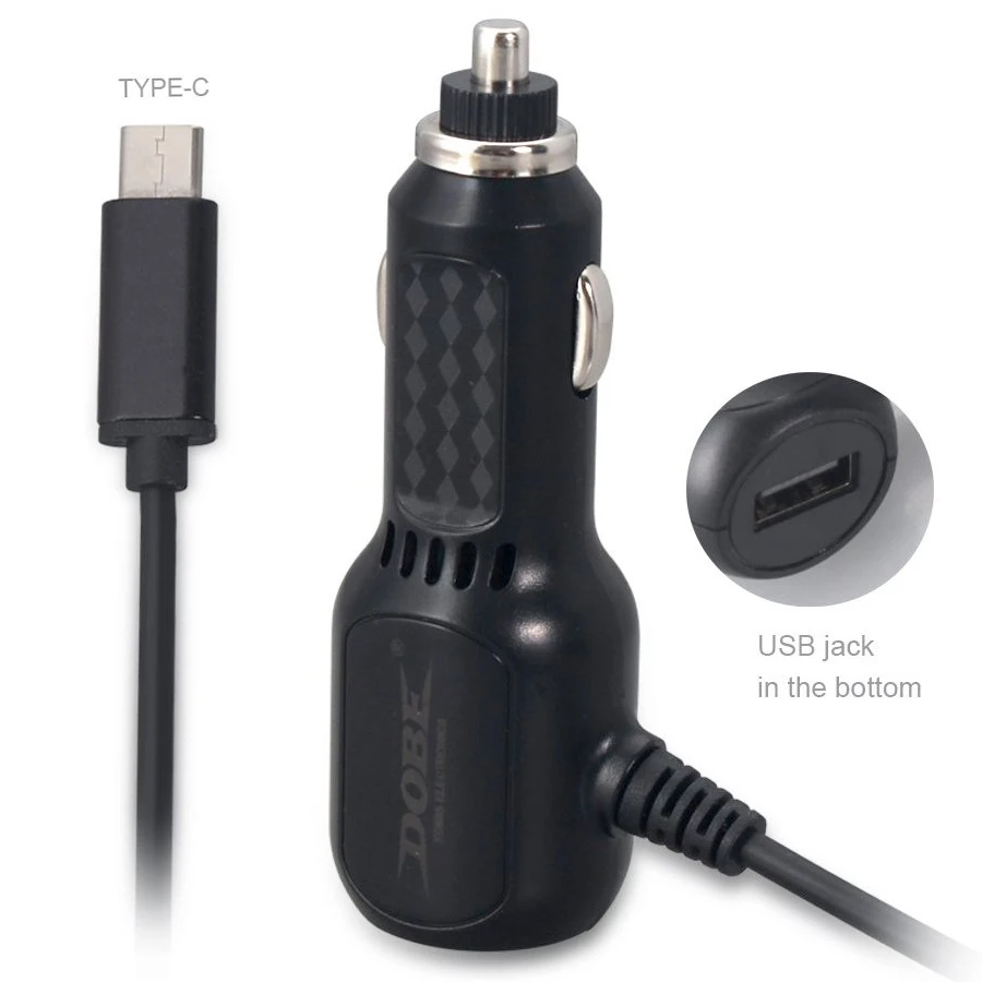 USB Автомобильное зарядное устройство телефон Выдвижной Flexi Coil автомобильный
