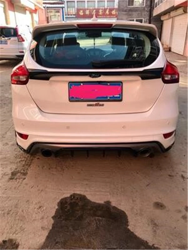 Средний спойлер для Ford focus 2012 2013 год высокое качество ABS спойлер DIY или праймер цвет