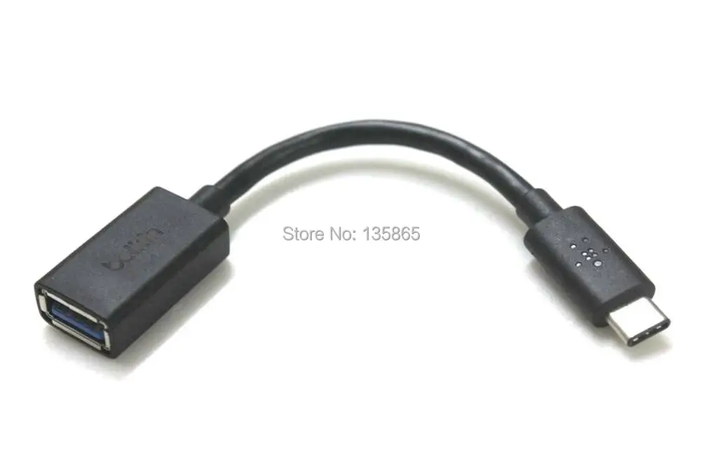 Оригинальный адаптер F2CU036BTBLK 3 0 яркий с интерфейсом OTG USB Type C для MacBook Lumia 950 Huawei