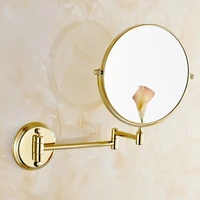 bathroom mirrors 8 inch double faced wall mount 1x3 magnifying brass mirrors accessories european bathroom makeup mirrors 1308a