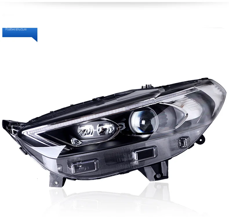 Набор для автостайлинга для Ford Mondeo 2013- фары Mondeo фары, светодиодные фары DRL Объектив двойной луч HID