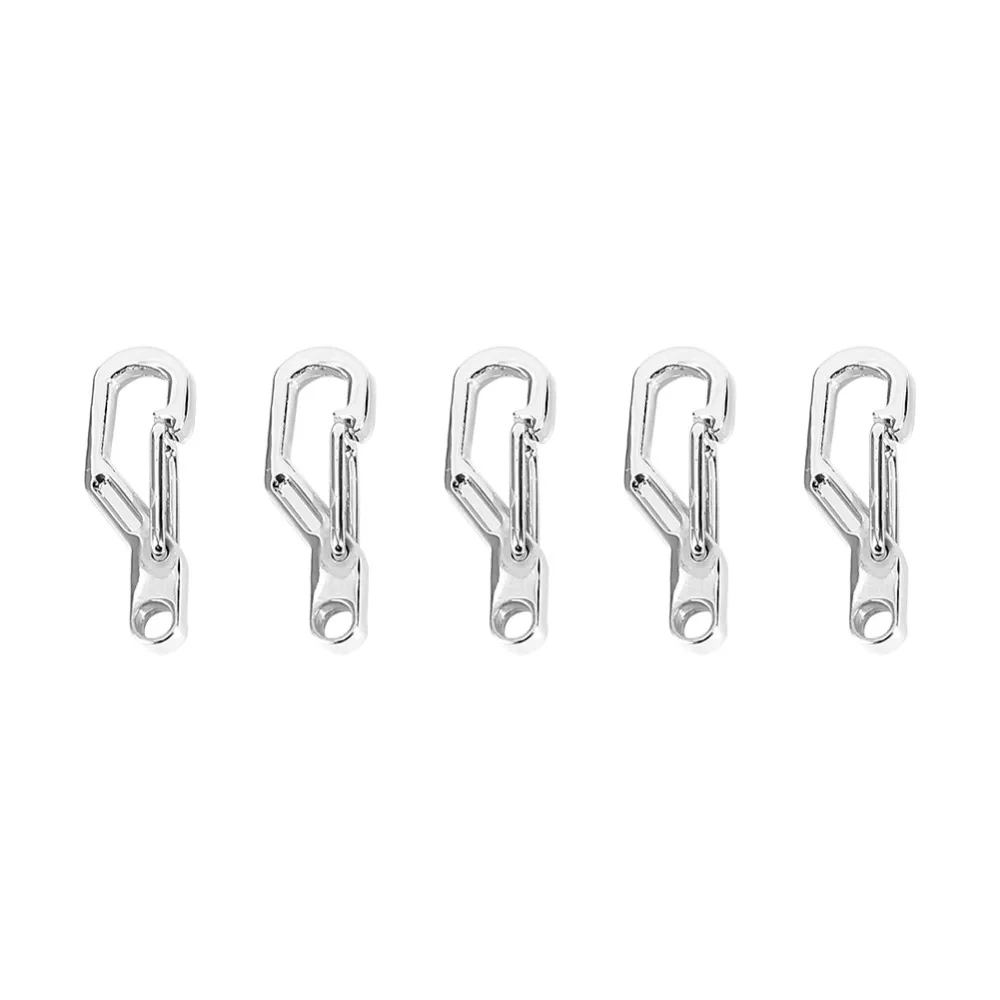 5 шт./лот мини пряжка для ключа EDC Открытый карабин пружинные зажимы крючок