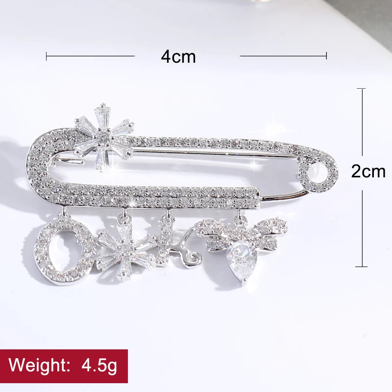 Blingbling стразы броши безопасные булавки ювелирные изделия блестящий Забавный