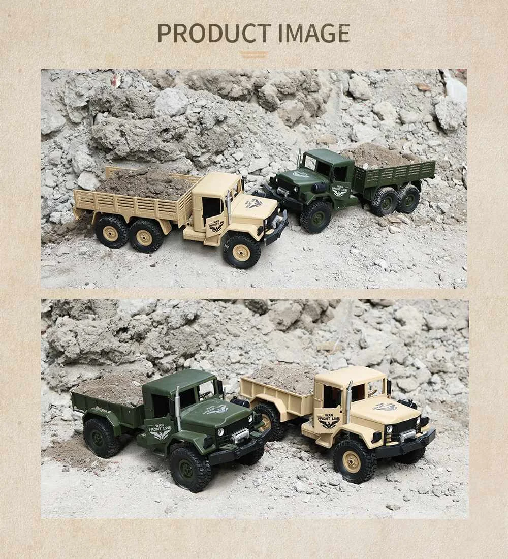 JJR/C JJRC Q63 1/16 2,4G 6WD внедорожный военный грузовик гусеничный RC автомобиль щеточный мотор игрушки дистанционного управления зеленый желтый