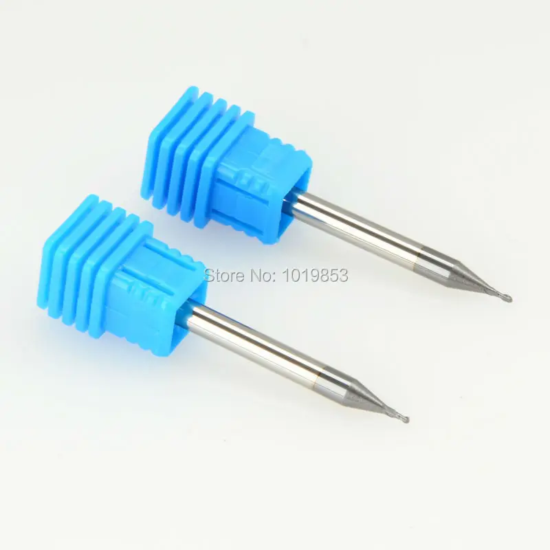 5 шт. SLONS S200-R0.5x4x50L HRC50 4 мм Диаметр хвостовика с шариковым носиком и tungsten карбидная