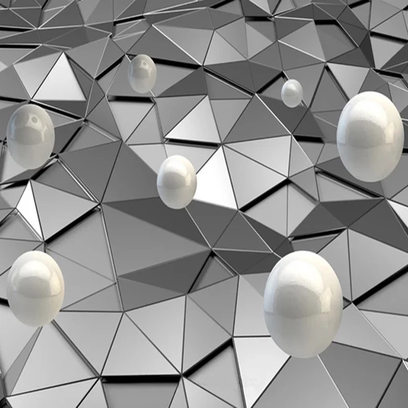 Пользовательские 3D обои Современная мода геометрическое настенное изображение с узором гостиная спальня фон настенный домашний декор Papel де Parede Sala