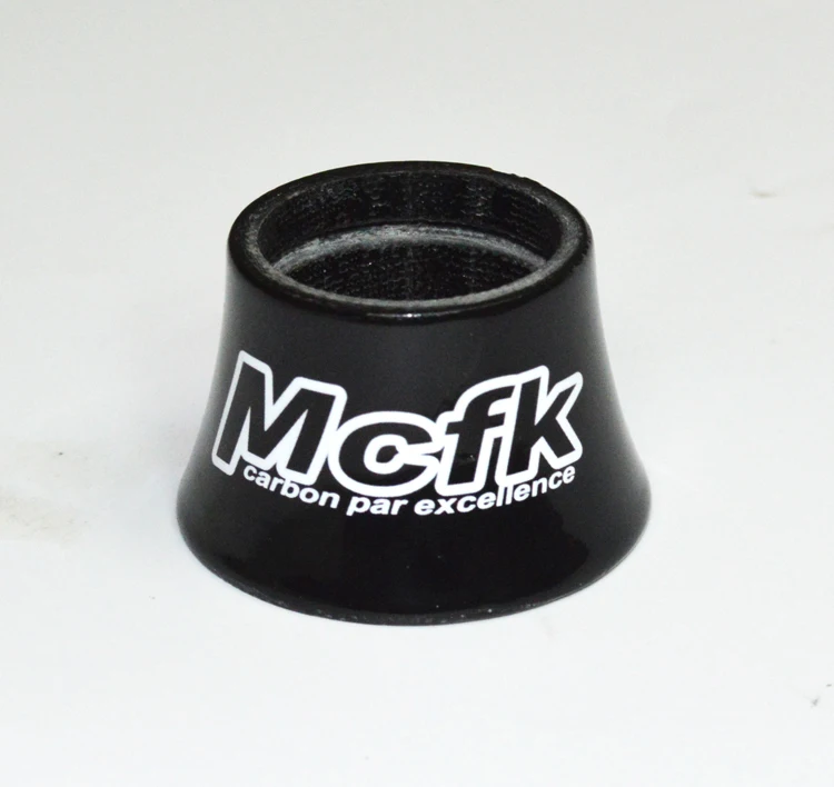 Mcfk из углеродного волокна, шоссейный велосипед конические гарнитуры прокладка 1 1/" МТБ велосипед запчасти вилы гарнитура Высота 8,5/20 Вт, 30 Вт, 40 мм