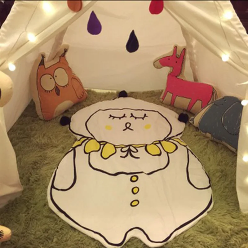 Новое поступление хлопковое детское одеяло с эльфом декоративный коврик для