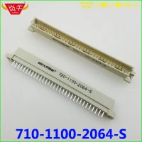 364 DIN41612 DIN разъем 710-3100-3264-S 2*32P 64PIN женские прямые шпильки Европейская розетка 9001-12641coola NEXTRON outpin