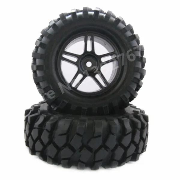 4 шт. резиновые губчатые покрышки для радиоуправляемых моделей колес масштаба 1/10