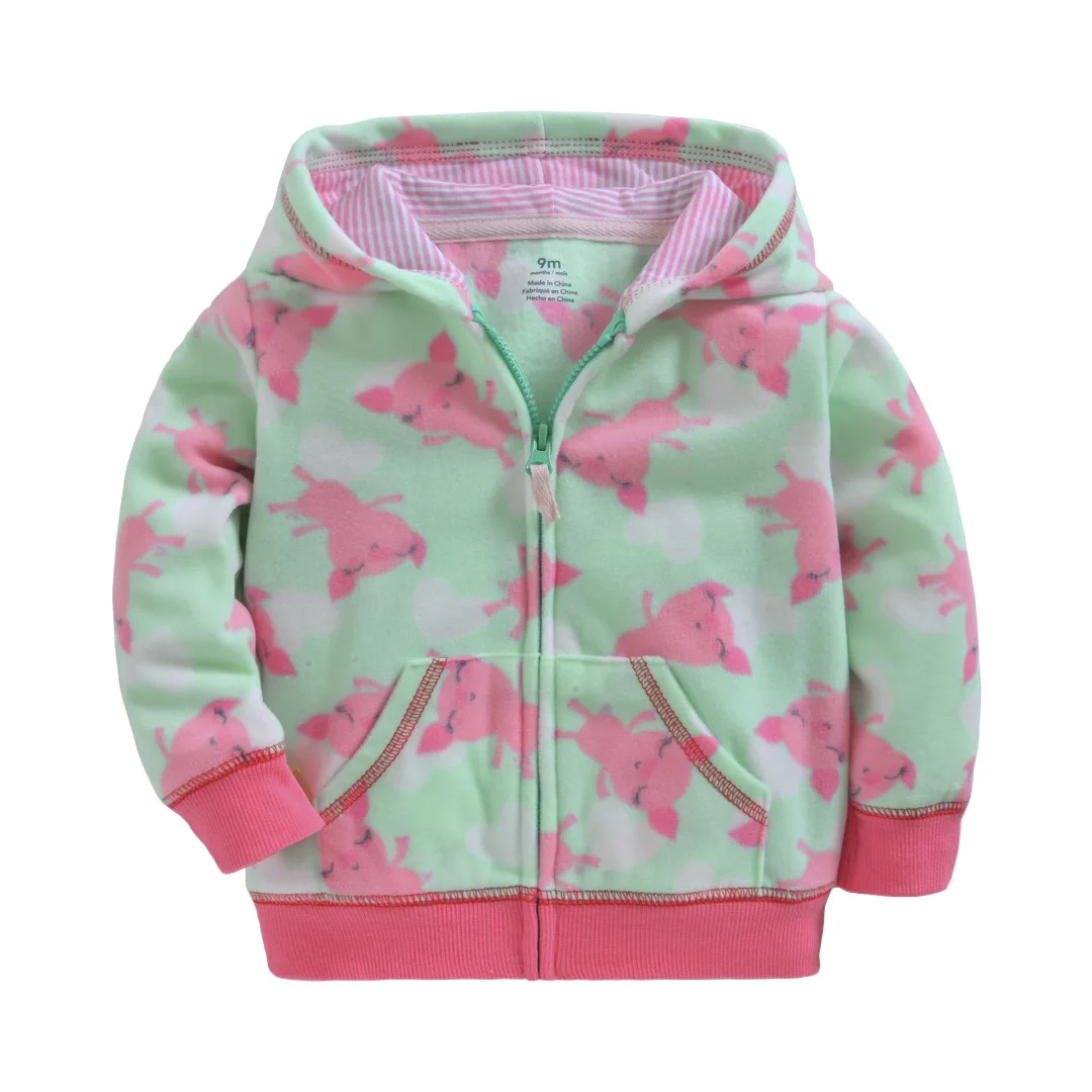 Baby clothes girls Jacket spring toddler baby coat fleece zipper jacket hoodie girl outfits boys outwear | Детская одежда и обувь