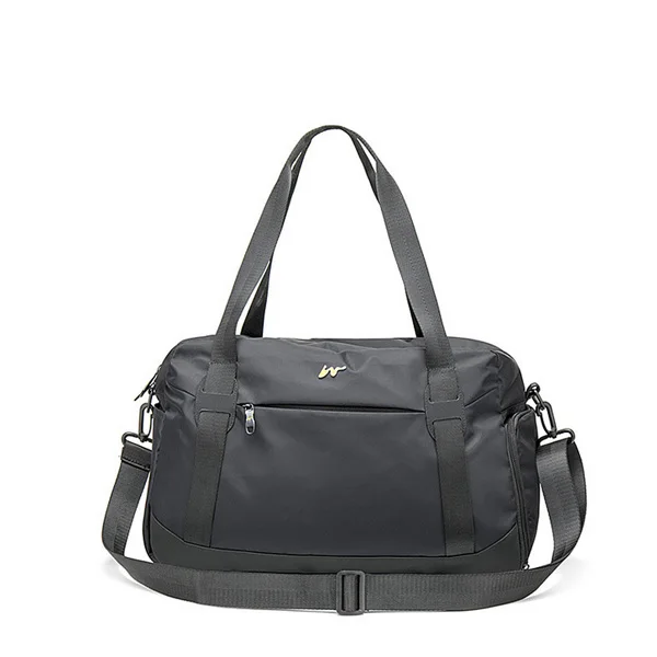Black S Foldable Travel Bags Women Clothes Packing Cubes Organizer Luggage Trolley Duffle Independent Shoes Handbag Accessories Supplies - Цвет: Black S