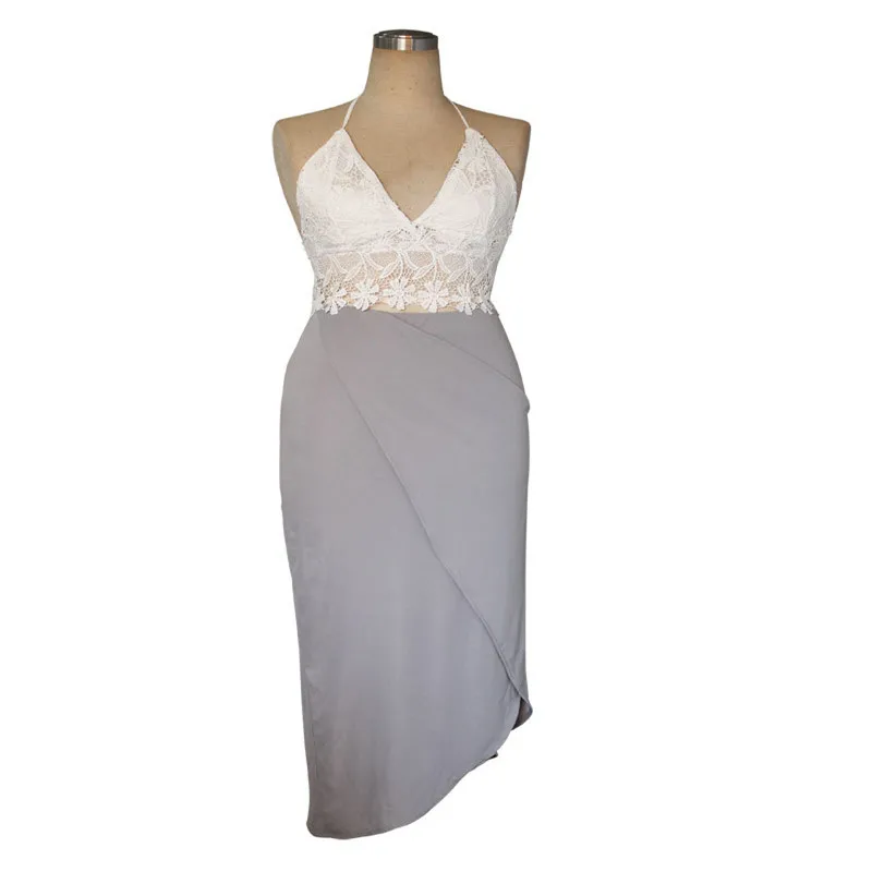 Летний спортивный костюм женский топ без рукавов ассиметричная юбка комплект из