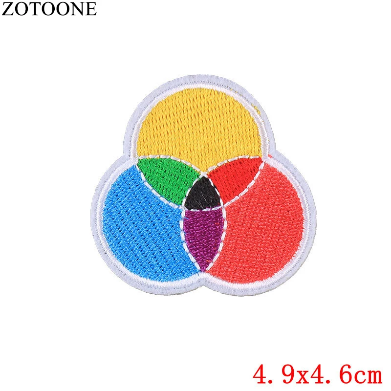 Нашивки ZOTOONE с утюгом единорог радуга кактус нашивки для одежды переводная