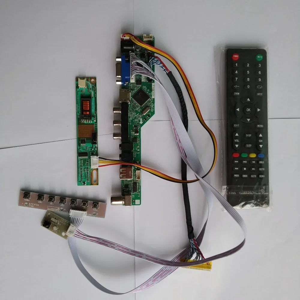 ЖК светодиодный Аудио ТВ HDMI USB VGA AV 1 CCFL лампы карты контроллер драйвер платы для LTN154AT07 1280X800 15," монитор