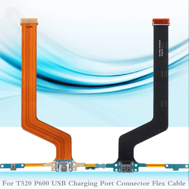 2 шт./лот USB разъем для зарядки гибкий кабель Samsung Galaxy Tab Pro 10 1 &quotT520 T525 P600 P605 с
