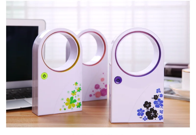 Портативный безлистный вентилятор ручной мини новый дизайн низкоуглеродистый