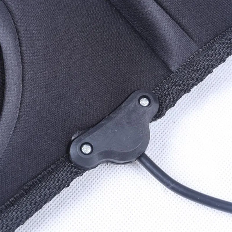 Универсальное черное мягкое автомобильное сиденье 12 В обогревающее зимнее с